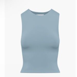 ARITZIA BABY BLUE Contour Muscle Tank  SIZE XS like NEW  !
